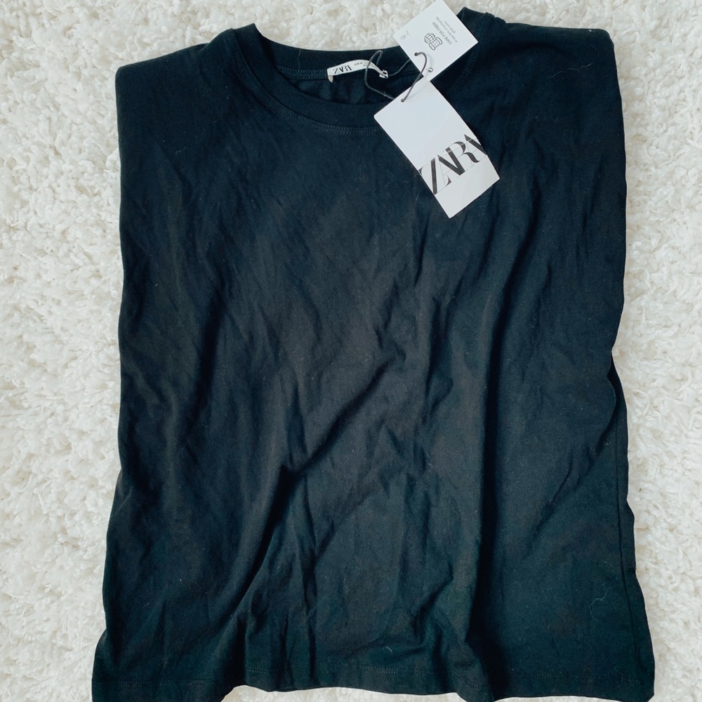 ZARA Tank With Padded Shoulders